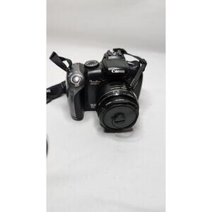 Canon PowerShot SX10 IS 10MP Digital Camera w/20x Zoom PC 1304 Tested Works